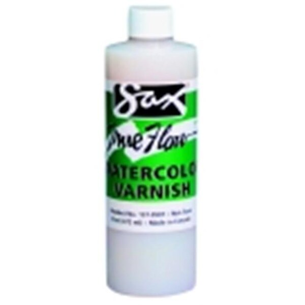 Sax True Flow Non-Toxic Waterproof Watercolor Varnish & 1 Pint Bottle